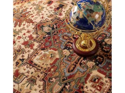 Sale Alfombra oriental tejida de lana 60x85 cm Saharna Beige