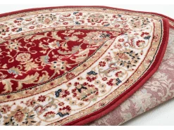 Online Alfombra oriental tejida con ribete 240x240 cm Dolna Rojo