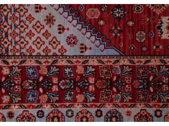 Alfombra De Salón^Alfombra oriental tejida de lana 60x85 cm Multi Saharna Rojo