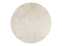 Alfombra OVIEDO de pelo corto Ø 160 cm Beige