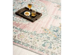 Alfombra Palma Exterior Oriental, Rosa, 200 x 290 cm