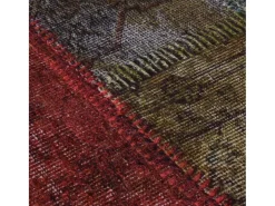 Clearance Alfombra patchwork antideslizante lavable φ120 cm Multicolor