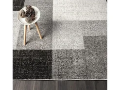 the carpet Alfombra De Salón^Alfombra Pearl Salón morno Geométrico, , 140 x 200 cm Gris