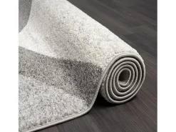 Alfombra Pearl Salón morno Corte contorno, Gris, 200 x 280 cm