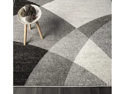 the carpet Alfombra Pearl Salón morno Corte contorno, , 80 x 140 cm Gris