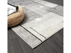 the carpet Alfombra De Salón^Alfombra Pearl Salón morno Pelo corto, , 140 x 200 cm Gris