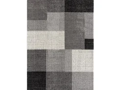 Alfombra Pearl Salón morno Geométrico, Gris, 160 x 220 cm