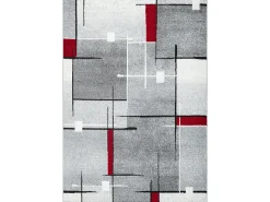 the carpet Alfombra De Salón^Alfombra Pearl Salón morno Pelo corto, Rojo, 80 x 140 cm Gris