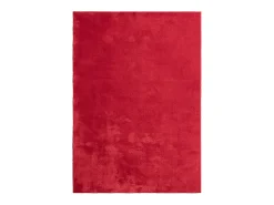 Alfombra pelo corto lavable antideslizante - Rojo - 120 x 160 cm - RELAX