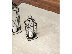 the carpet Alfombra pelo corto lavable antideslizante - - 200 cm Redondo - RELAX Beige