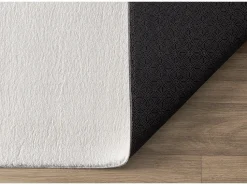 Alfombra pelo corto lavable antideslizante - Crema - 300 x 400 cm - RELAX