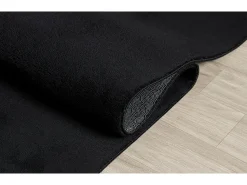 the carpet Alfombra pelo corto lavable antideslizante - - 240 x 340 cm - RELAX Negro