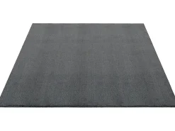 Alfombra pelo corto lavable antideslizante - Antracita - 200 x 280 cm - RELAX