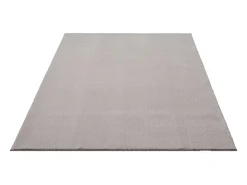 Alfombra pelo corto lavable antideslizante - arena - 80 x 150 cm - RELAX