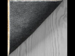 Alfombra pelo corto lavable antideslizante - Oro - 200 x 280 cm - RELAX