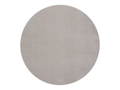 New the carpet Alfombra pelo corto lavable antideslizante - arena - 200 cm Redondo - RELAX Color natural oscuro