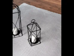 the carpet Alfombra De Salón|Alfombra Redonda^Alfombra pelo corto lavable antideslizante - - 160 cm Redondo - RELAX Gris