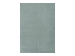 Alfombra pelo corto lavable antideslizante - Azul - 240 x 340 cm - RELAX