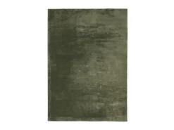 Alfombra pelo corto suave lavable HUARTE verde bosque 140x200cm ES42722