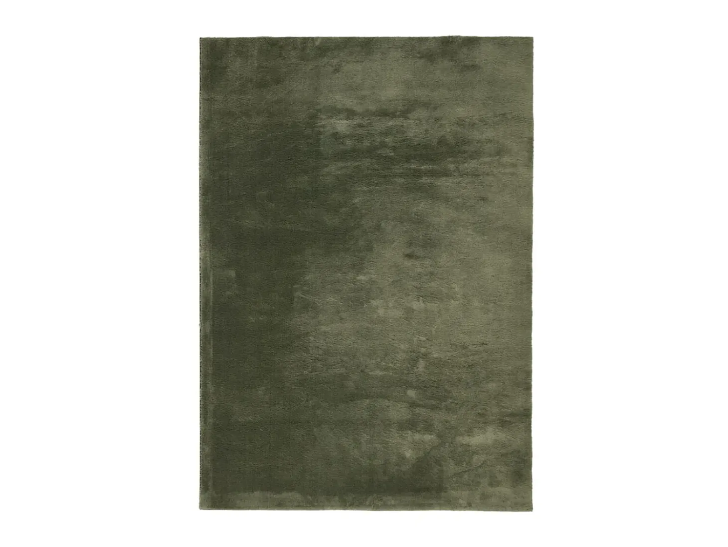 Alfombra pelo corto suave lavable HUARTE verde bosque 140x200cm ES42722