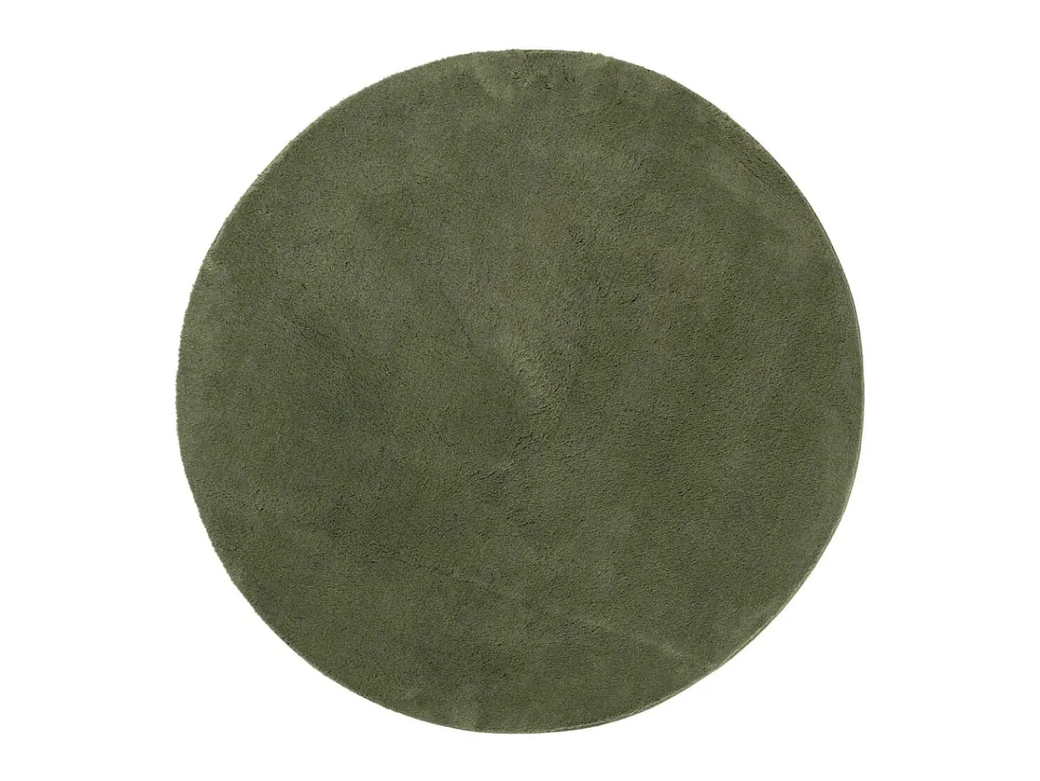 Alfombra De Salón|Alfombra Redonda^Alfombra pelo corto suave lavable HUARTE bosque Ø 80 cm ES64134 Verde