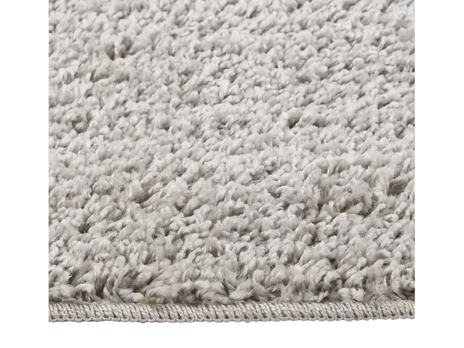 Best Alfombra peluda antideslizante 140x200 cm ES46304 Gris claro