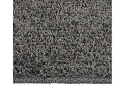 Sale Alfombra peluda antideslizante oscuro 140x200 cm ES54344 Gris