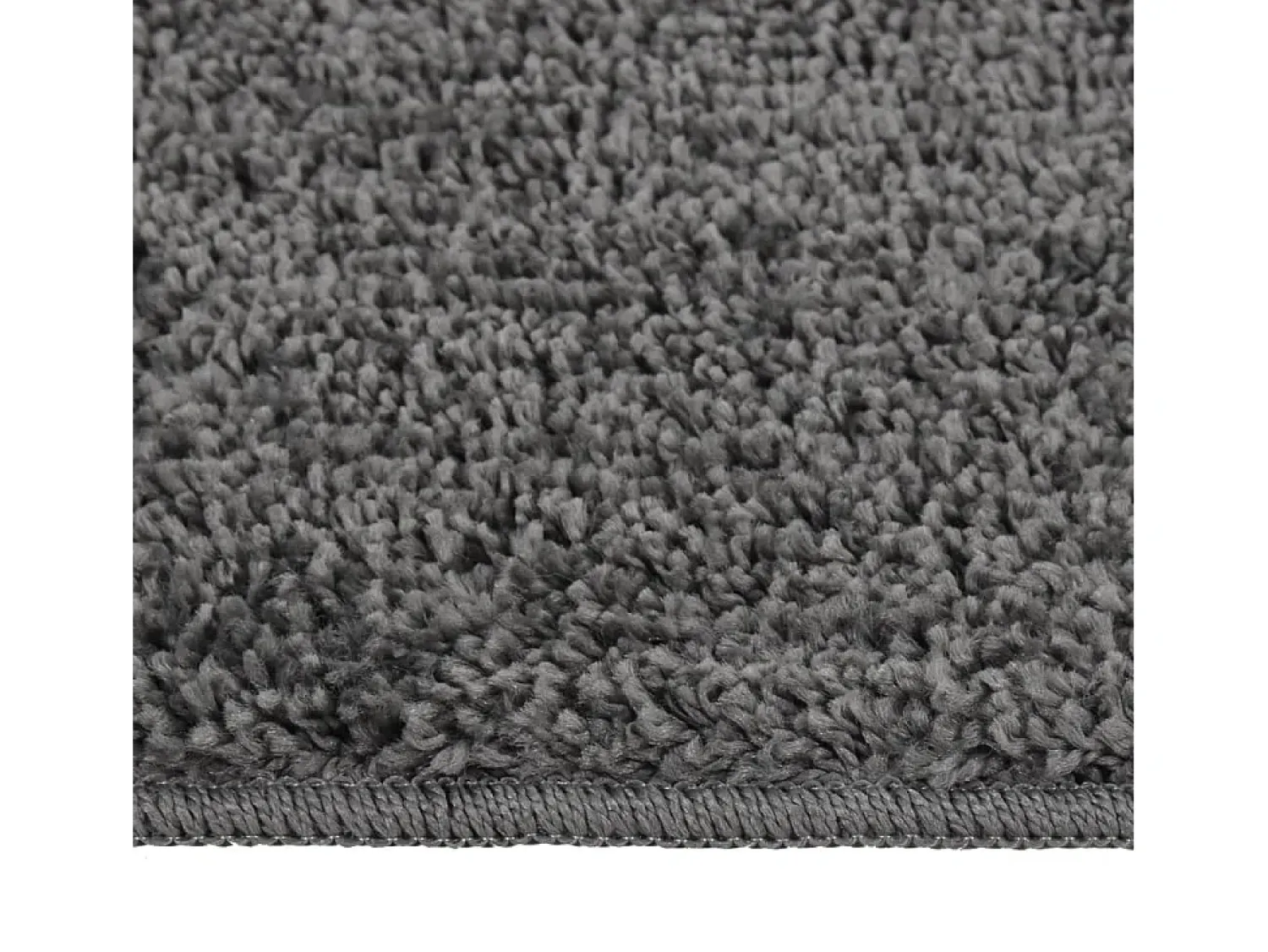 Sale Alfombra peluda antideslizante oscuro 140x200 cm ES54344 Gris