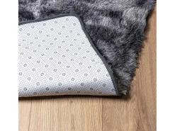 Alfombra De Cocina^Alfombra peluda NAVARRA oscuro 160x230 cm Gris
