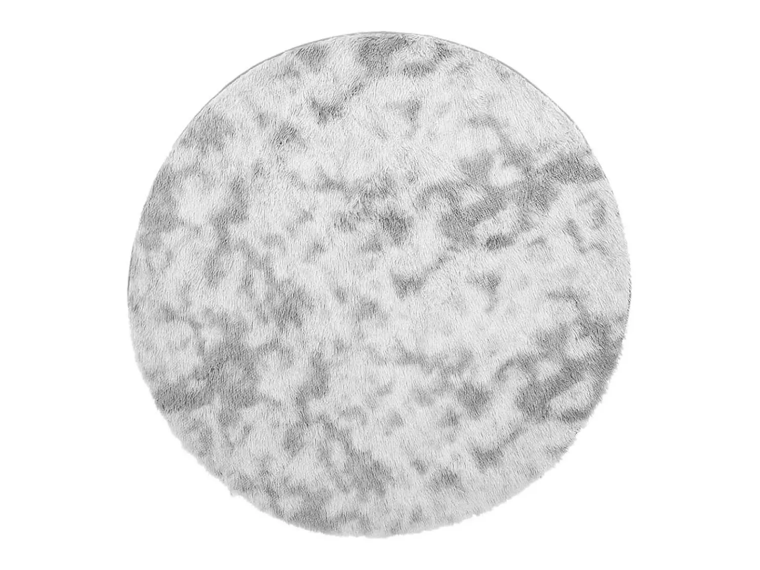 Hot Alfombra peluda NAVARRA Plata 160x160 cm Gris