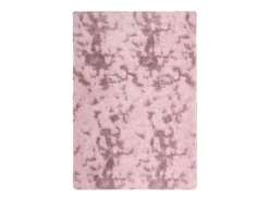 Alfombra De Cocina^Alfombra peluda NAVARRA Polvo 200x290 cm Rosa