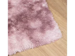 Alfombra De Cocina^Alfombra peluda NAVARRA Polvo 200x290 cm Rosa