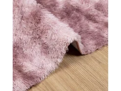 Alfombra De Cocina^Alfombra peluda NAVARRA Polvo 200x290 cm Rosa