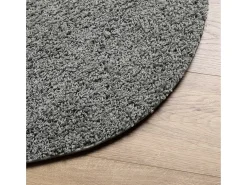 Alfombra peluda PAMPLONA, pelo largo, verde moderno, Ø 120 cm