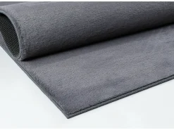 Alfombra piel sintética suave lavable - Antracita - 140 x 200 cm - COSY