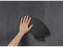 Alfombra piel sintética suave lavable - Antracita - 140 x 200 cm - COSY