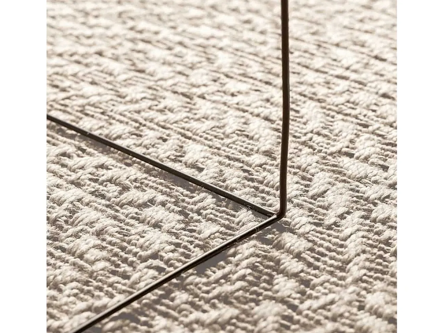 Discount Alfombra PP color crema Blanco