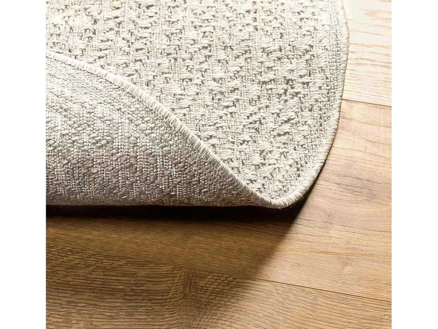 Discount Alfombra PP color crema Blanco