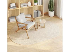 Discount Alfombra PP color crema Blanco
