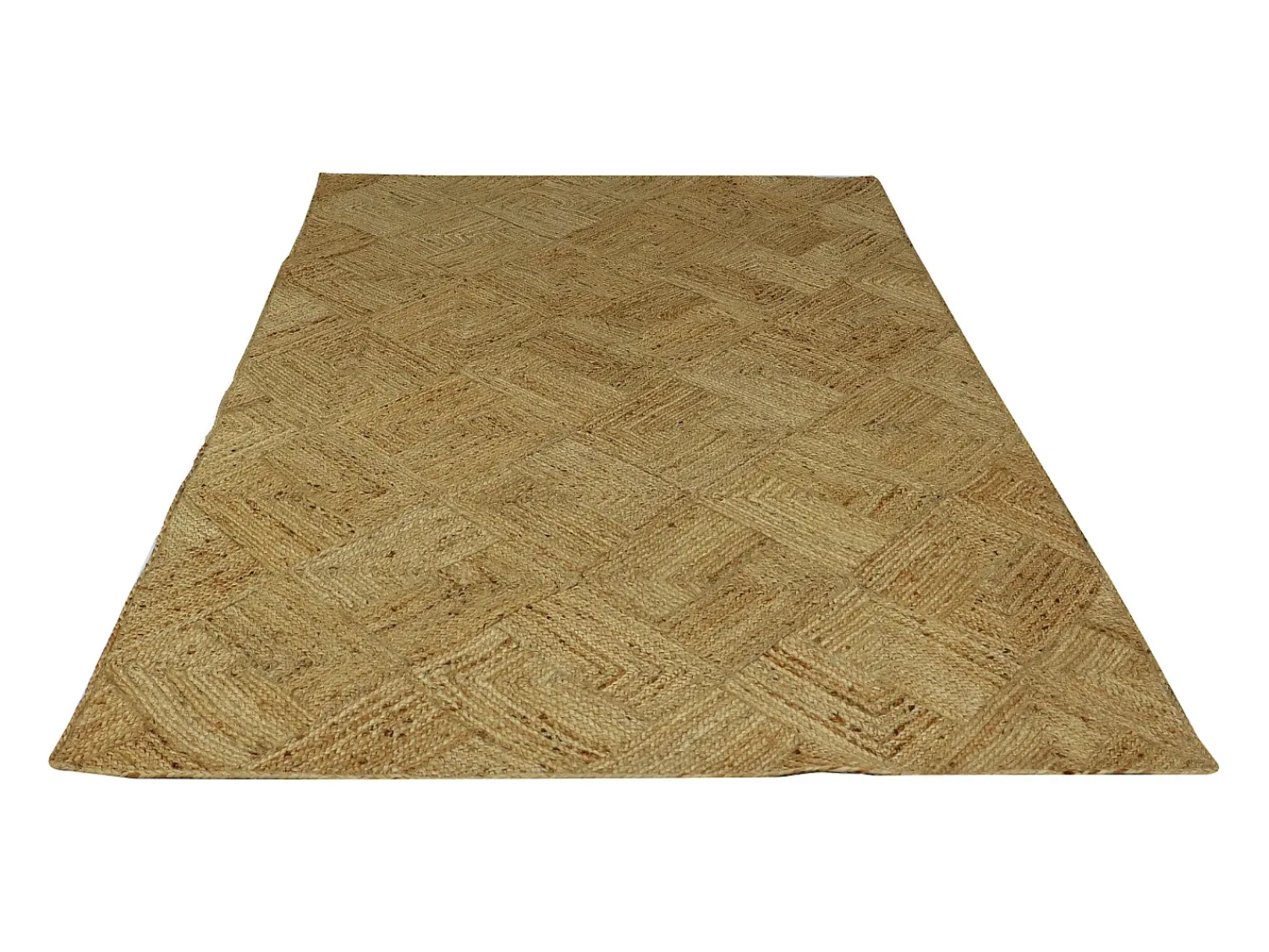 Online OZAIA Alfombra rectangular 100 % yute trenzado - 200 x 290 cm - Natural - DAYA Color natural claro