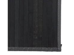 Discount Clicnbuy Alfombra rectangular bambú 80x1000 cm Gris