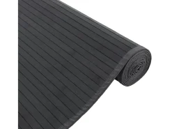 Discount Clicnbuy Alfombra rectangular bambú 80x1000 cm Gris