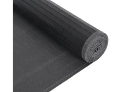 Discount Clicnbuy Alfombra rectangular bambú 80x1000 cm Gris