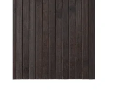 New Clicnbuy Alfombra rectangular bambú marrón oscuro 60x300 cm Marru00f3n