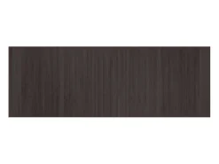 New Clicnbuy Alfombra rectangular bambú marrón oscuro 70x200 cm Marru00f3n