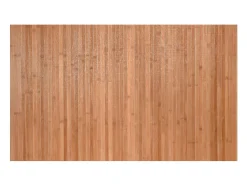 Discount Clicnbuy Alfombra rectangular bambú color natural 60x100 cm Marru00f3n