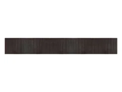 Outlet Clicnbuy Alfombra rectangular bambú marrón oscuro 70x500 cm Marru00f3n