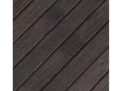 Outlet Clicnbuy Alfombra rectangular bambú marrón oscuro 70x500 cm Marru00f3n
