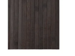 Outlet Clicnbuy Alfombra rectangular bambú marrón oscuro 70x500 cm Marru00f3n