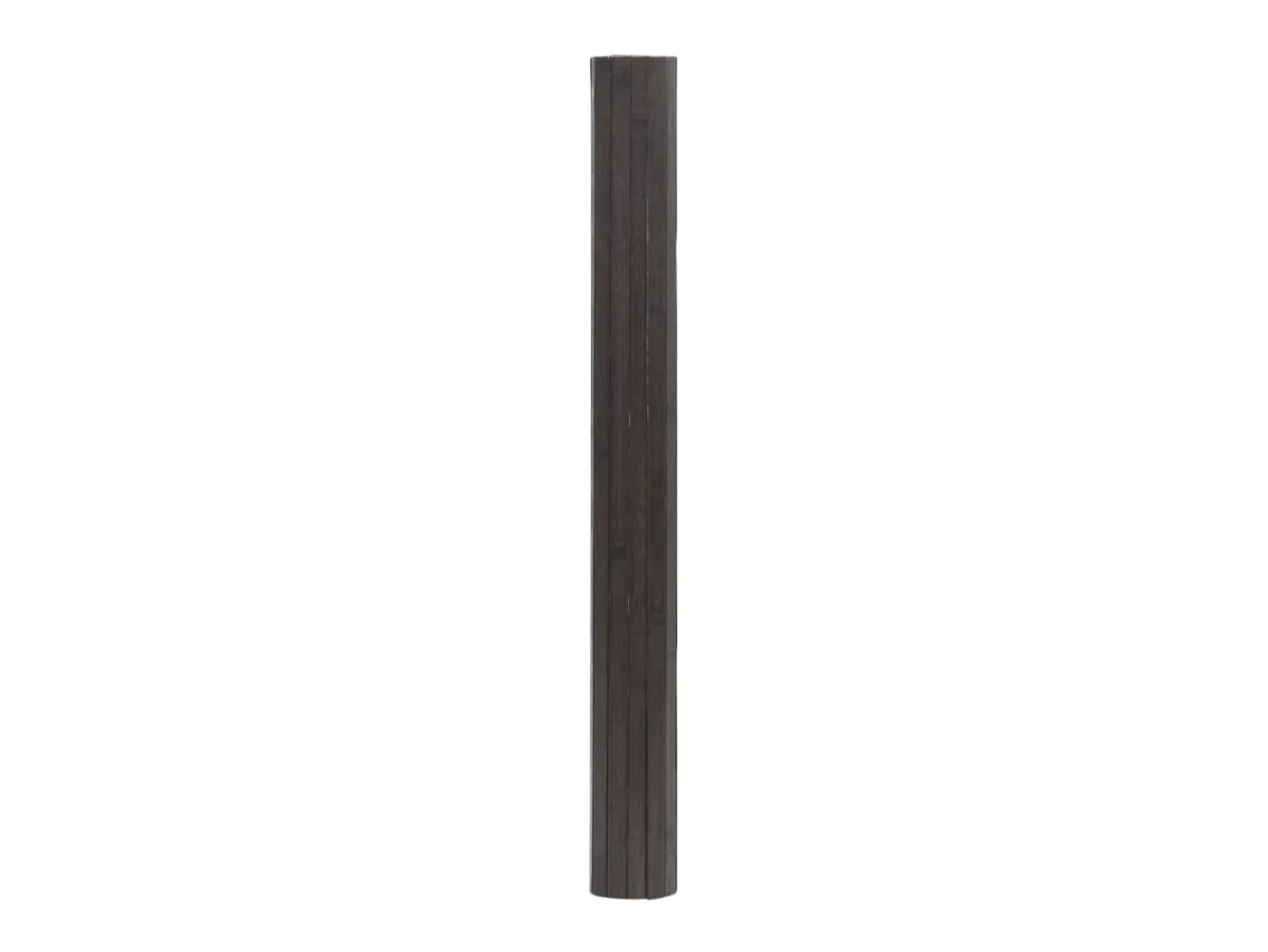 Hot Clicnbuy Alfombra rectangular bambú marrón oscuro 100x300 cm Marru00f3n